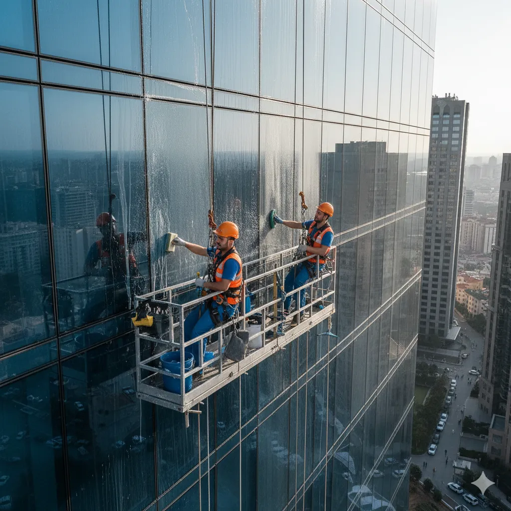 Binaların İmzası: Profesyonel Dış Cephe ve Cam Temizliği Neden Önemlidir?